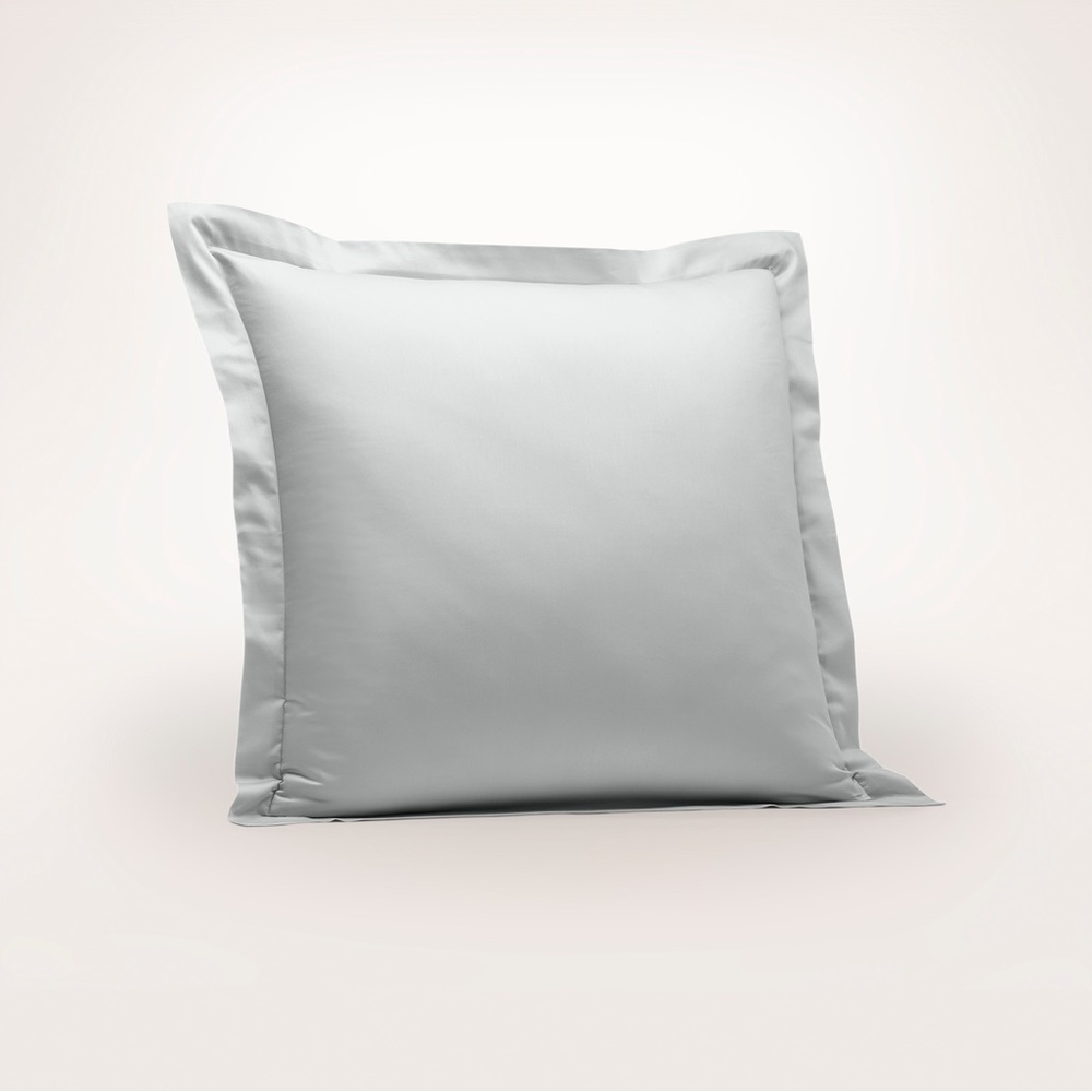 Set of 2 Boll & Branch Signature Hemmed Shams in Shore Blue